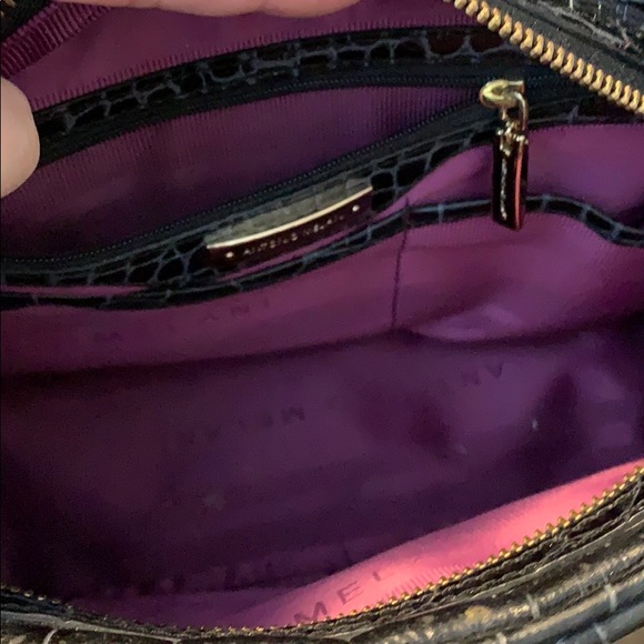 ANTONIO MELANI Croc Embossed Leather Purse - Picture 9 of 14